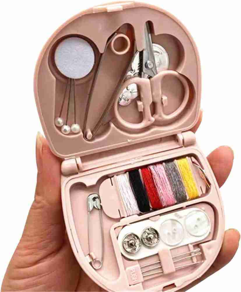 Orchip Sewing Kit for Adults and Kids - 90 Sewing Supplies and Accessories, A Basic Needle and Thread Kit Product for Small Fixes, Mini Travel Sewing Kit for