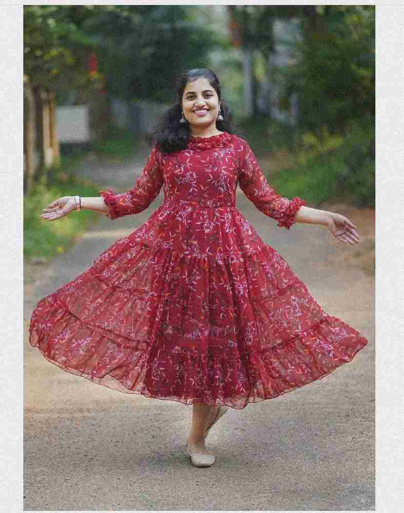 Vishal Corporation Women Gown Multicolor Dress Buy Vishal