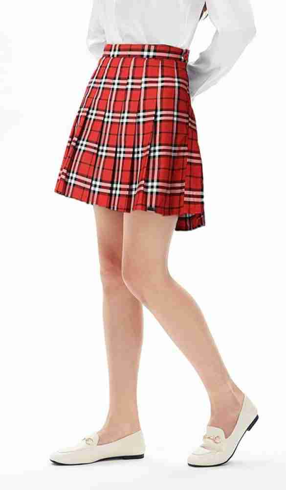 Colada plaid mini skirt best sale