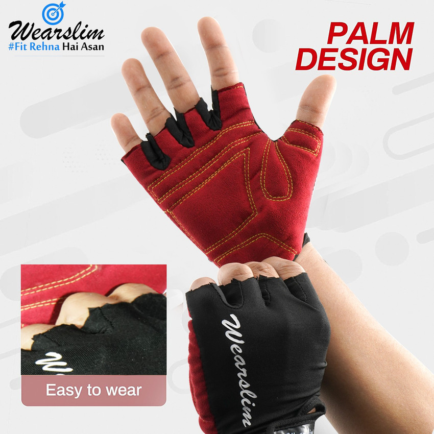 Fingerless exercise store gloves