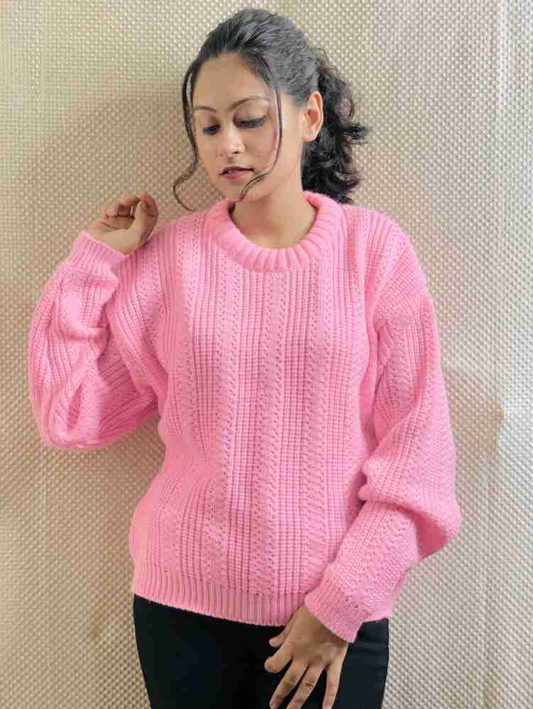 Pink shop sweater ladies