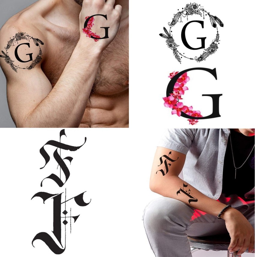 G Letter Tattoo