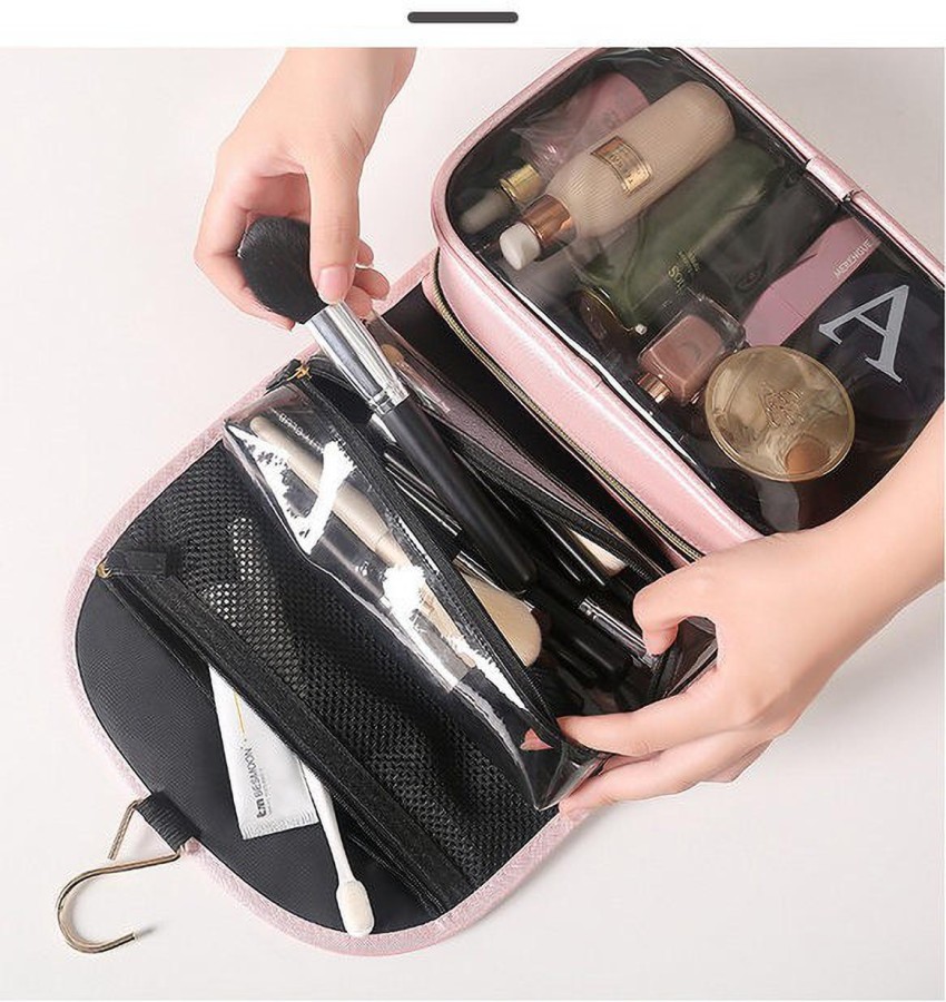 ELITEHOME Travel Makeup Organizer Bag Toiletry Kits Cosmetic Pouch