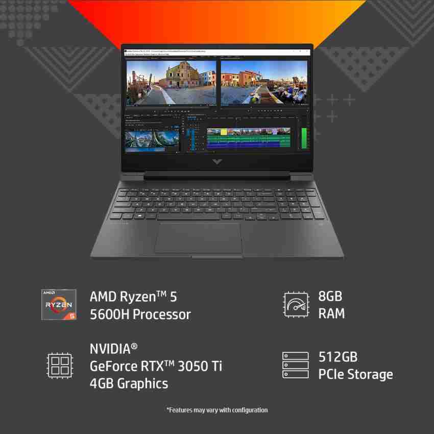 HP Victus AMD Ryzen 5 Hexa Core 5600H - (8 GB/512 GB SSD/Windows ...