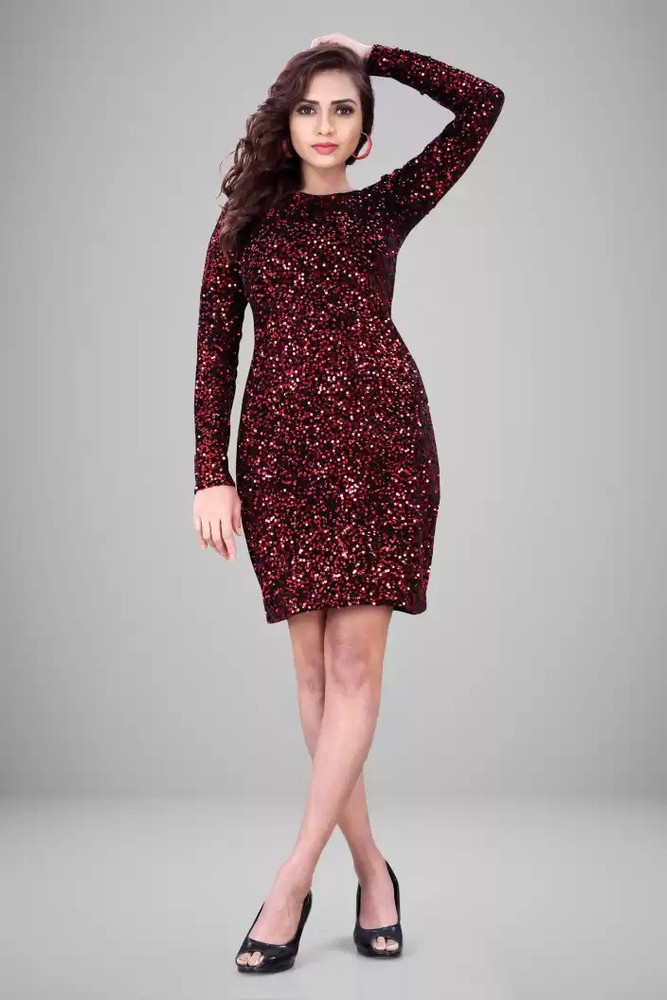 Secy red dress online