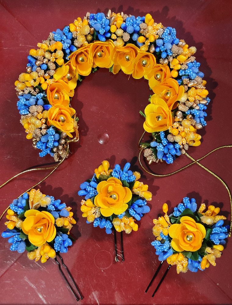 Yellow hair flower hotsell