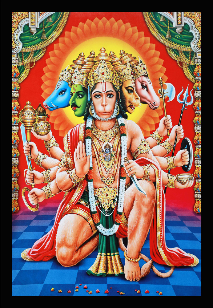 Panchmukhi hanuman sales photo