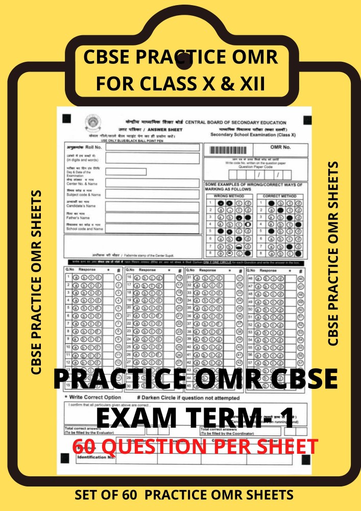 What Is OMR Sheet How To Fill OMR Sheet For Term-1 Board, 42% OFF