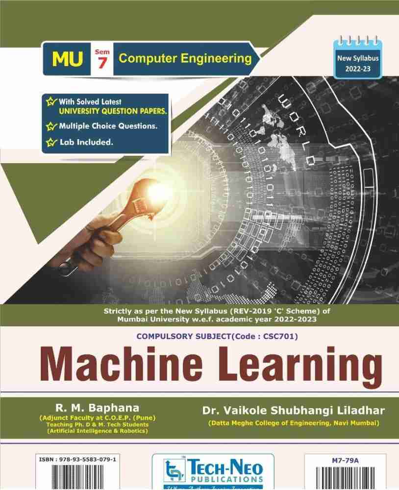 Machine Learning For MU Sem 7 Computer Course Code : CSC701