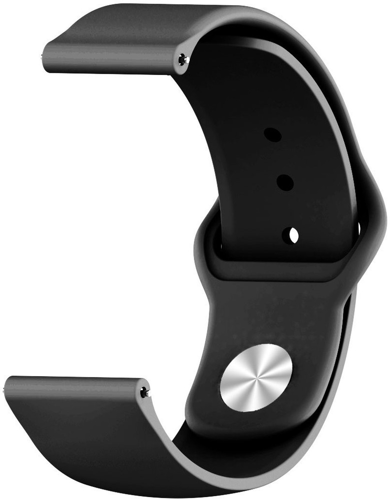 AOnes Pack of 2 Metal Chain Belt Silicone Watch Strap for Skagen