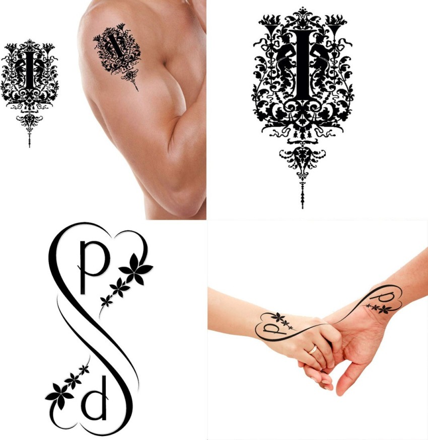 Ordershock IP Name Letter Tattoo Waterproof Boys and Girls Temporary Body  Tattoo Pack of 2  Price in India Buy Ordershock IP Name Letter Tattoo  Waterproof Boys and Girls Temporary Body Tattoo
