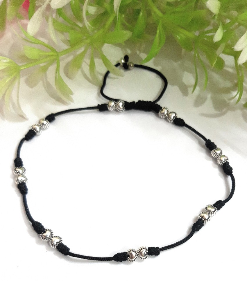 Black thread Anklet. How to make an anklet? 