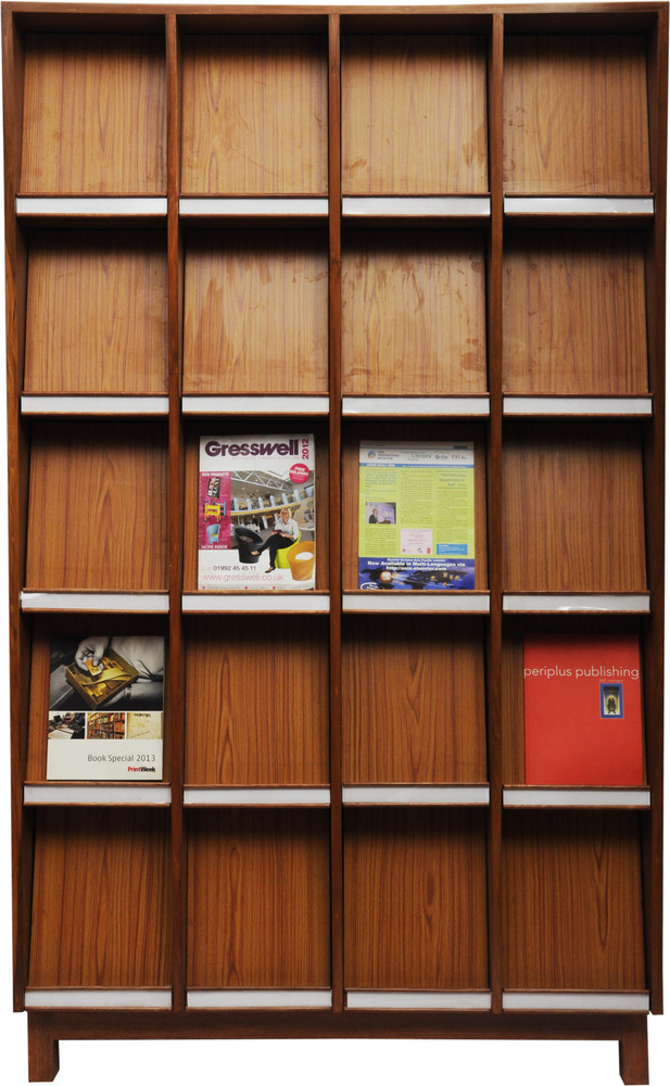 Book display deals rack in library