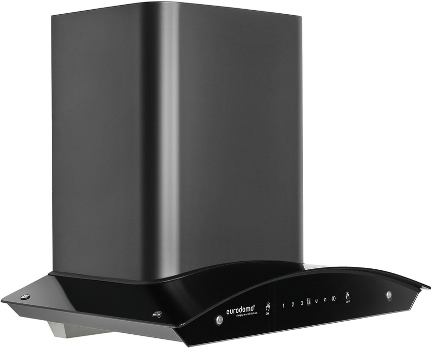 Eurodomo Hood Indigo PRO HC SC FL BK 60 Auto Clean Wall Mounted