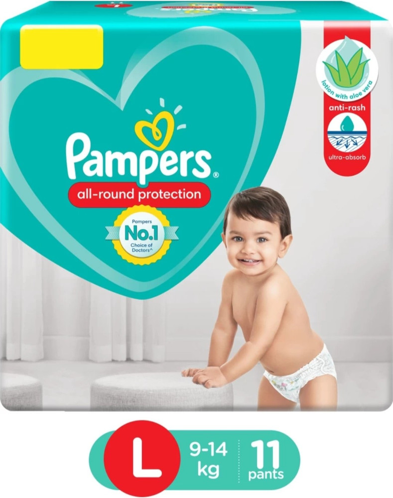 Flipkart pampers l size sale