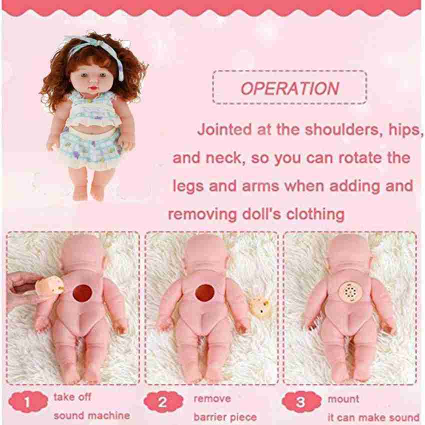 Dolls For Girls, Realistic Baby Girl Vinyl Doll Beautiful Eyes With Movable  Arms And Face at Rs 100/piece, Fashion Dolls in Delhi