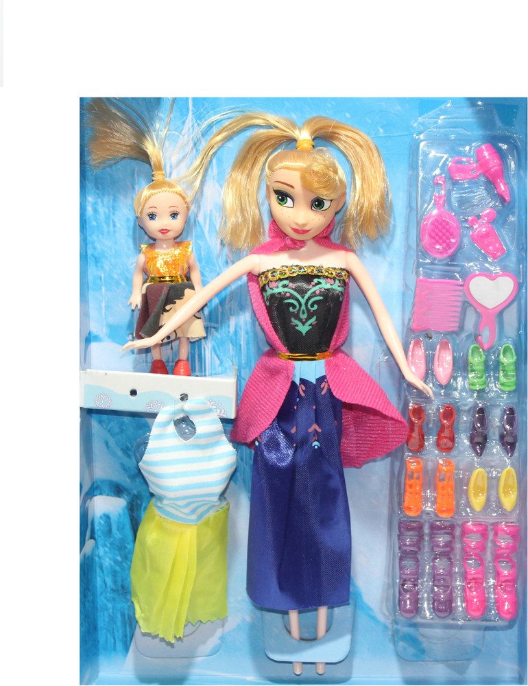 WOW toys Beautiful Big Small Doll with Foldable Hands Make Up Accessories for Girls Beautiful Big Small Doll with Foldable Hands Make Up Accessories for Girls Buy DOLL toys in