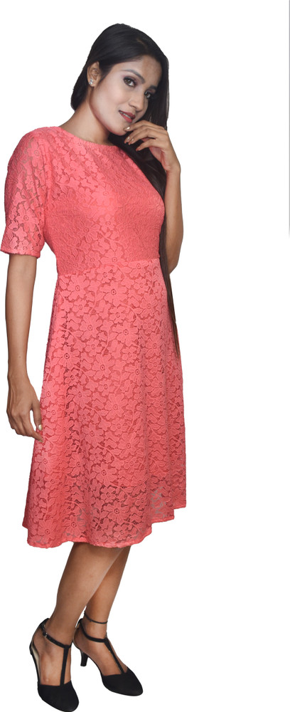 hashtag outfits Women A line Pink Dress Buy hashtag outfits