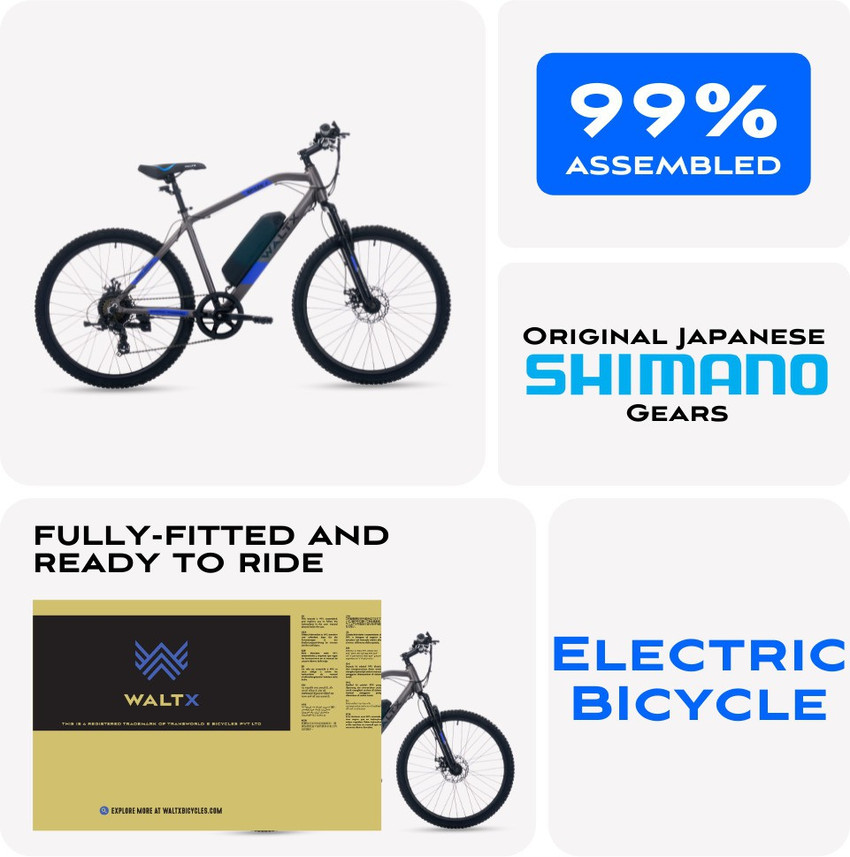 WALTX Spark 7 27.5 inches 7 Gear Lithium ion Li ion Electric Cycle