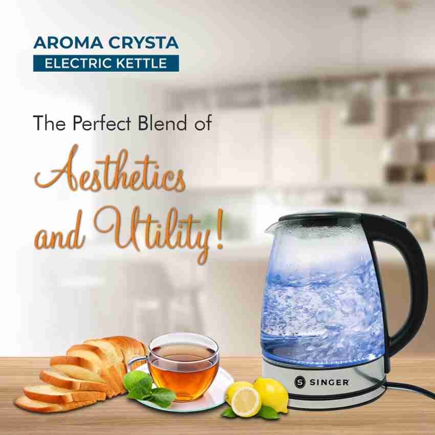 Singer Aroma Crysta Electric Kettle Price in India Buy Singer