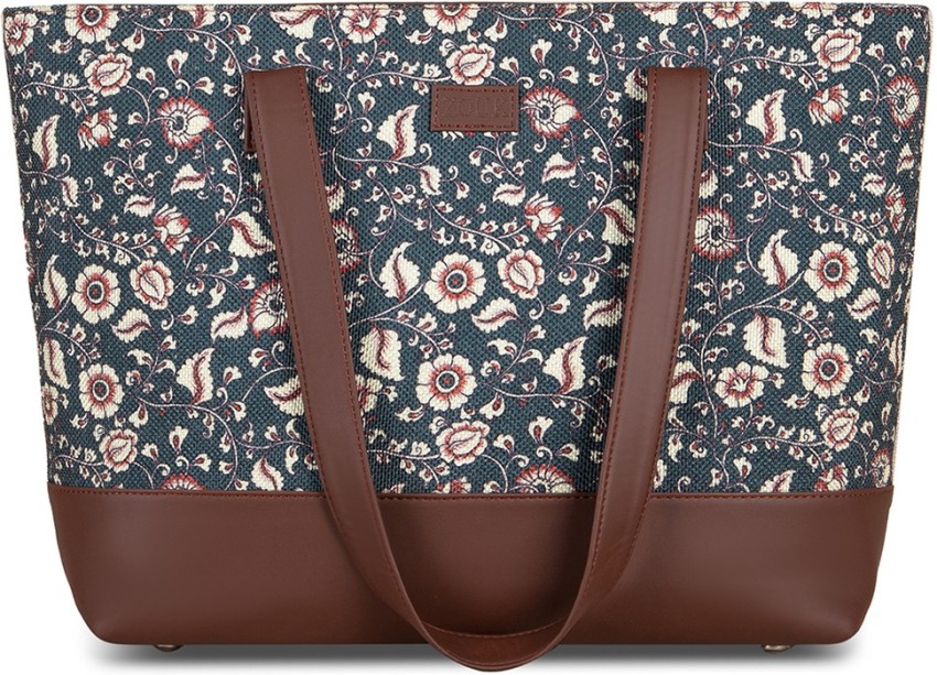 Zouk - Chittoor Blue Kalamkari Tote Bag - female