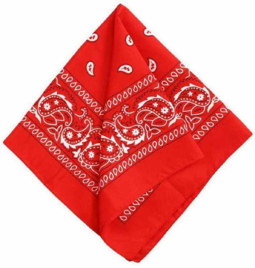 Bismaadh Cotton Paisley Print Neckerchief Face Mask Bandana For Men Women