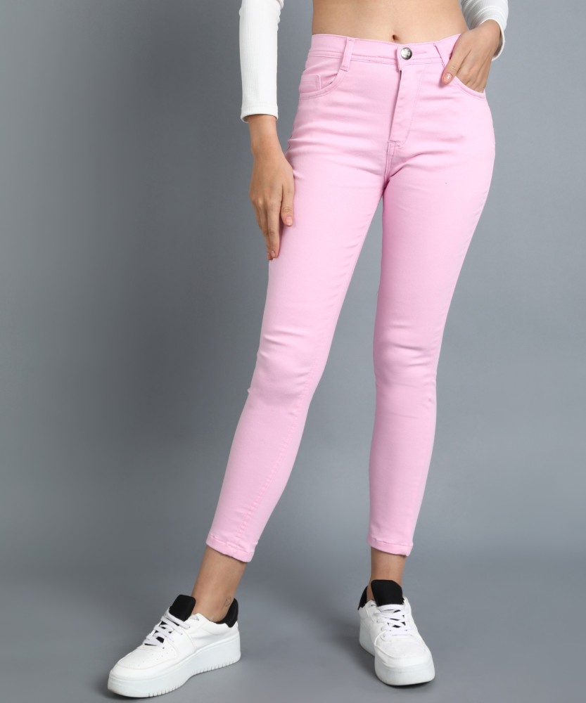 Women Pink Jeans - Buy Women Pink Jeans online in India