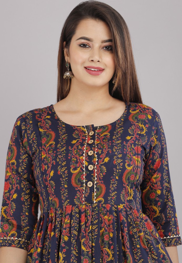 Cotton anarkali kurtis sales on flipkart