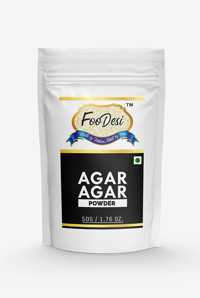NatureVit Agar Agar Powder, 100g [Vegetarian Gelatin Alternative |  Plant-Based Product | Perfect for Making Jelly]