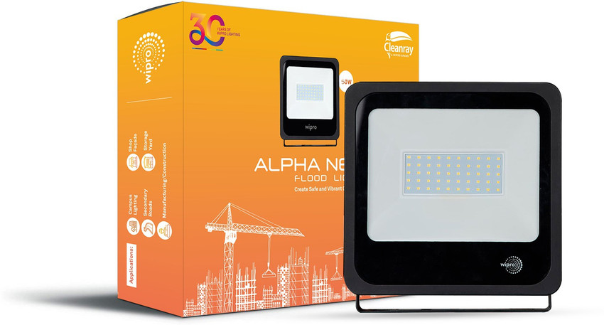 Wipro LED 50W Alpha Neo Flood Light Outdoor Lamp Price in India