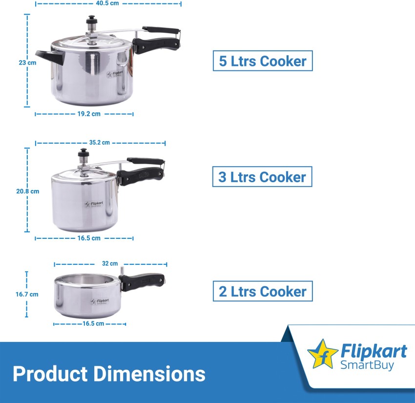 2 litre best sale pressure cooker flipkart