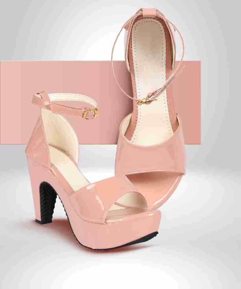 High heels sales in pink colour