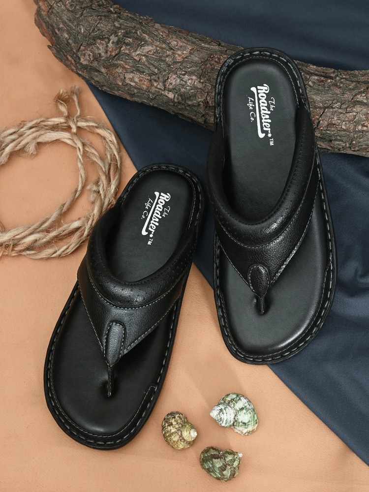 Buy Roadster Men Black Sandals Online at Best Price - Shop Online for  Footwears in India | Flipkart.com