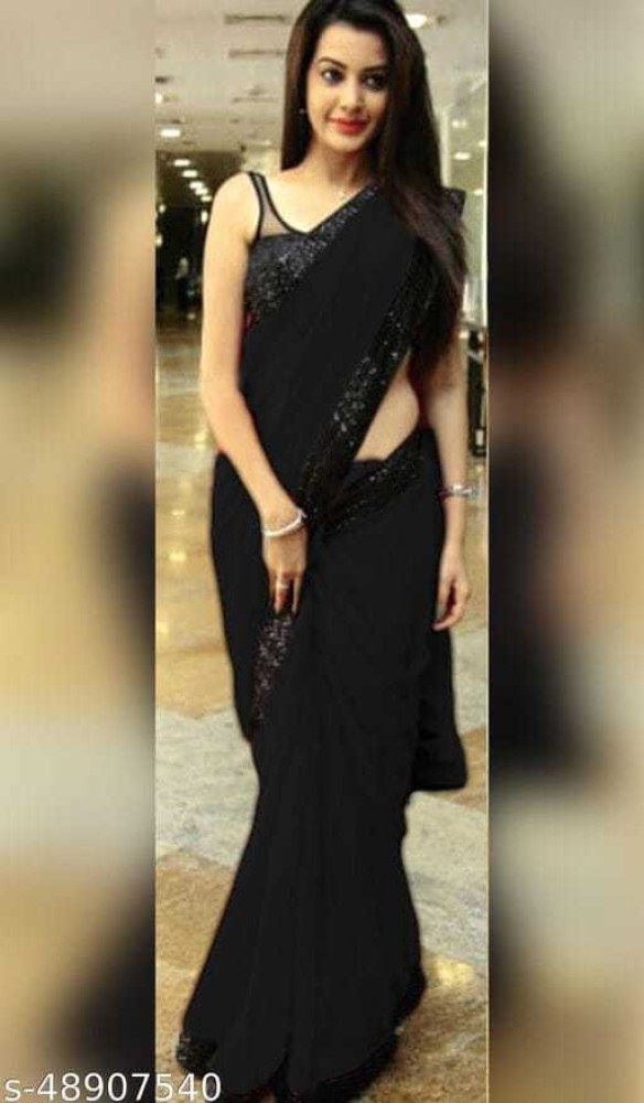 Party wear saree outlet on flipkart