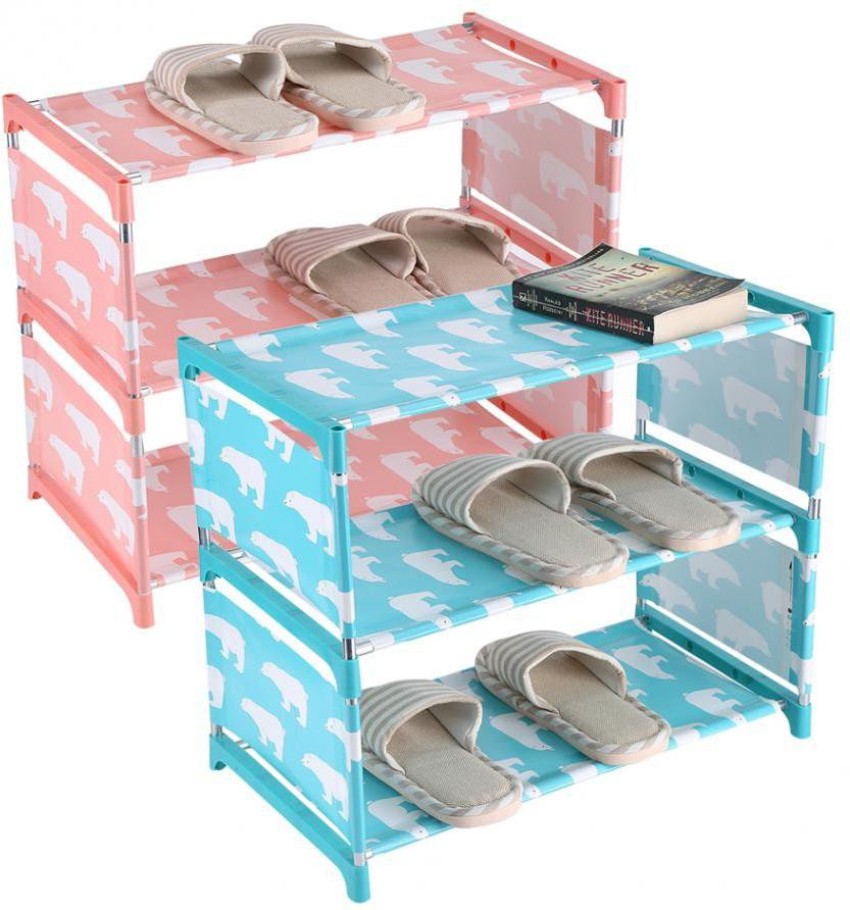 Plastic Cloth Shoe Rack, 4 Shelves, Free Standing at Rs 899/piece