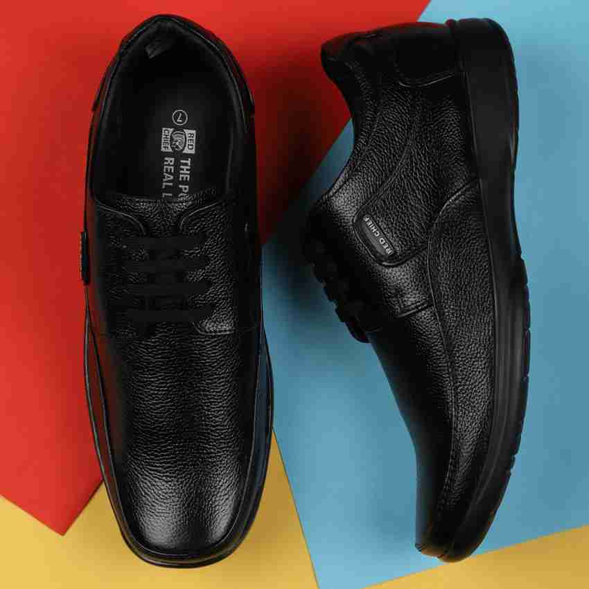 Red chief clearance black leather shoes