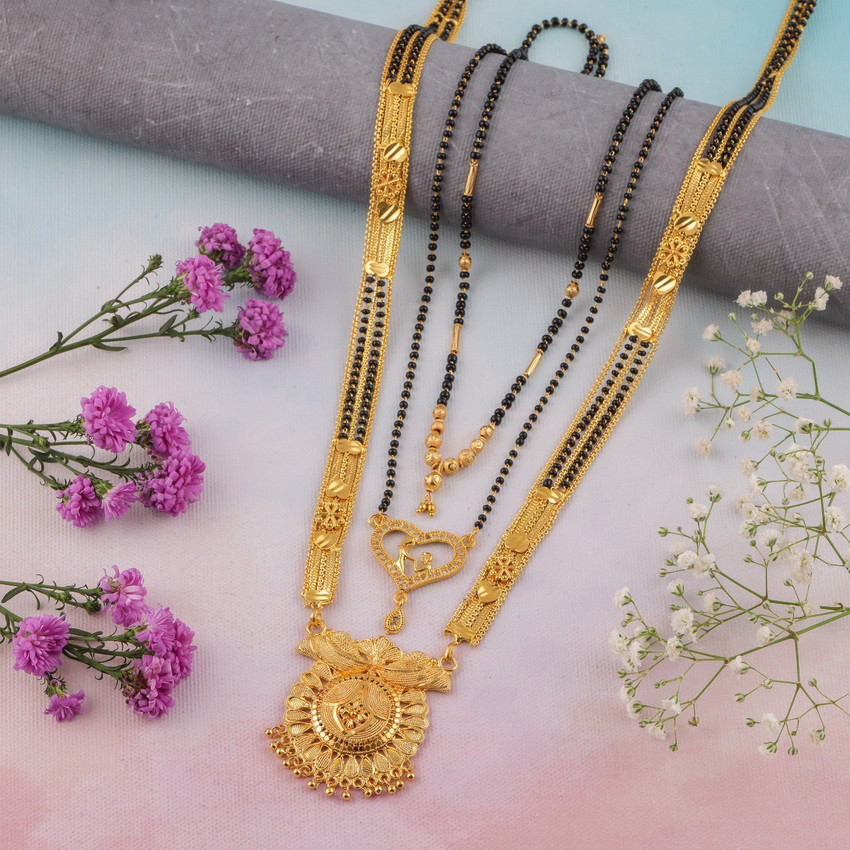 Gold long discount mangalsutra with price