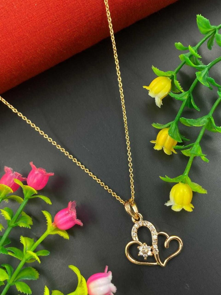 1pc Elegant & Cute Alloy Irregular Pendant Necklace With Geometric