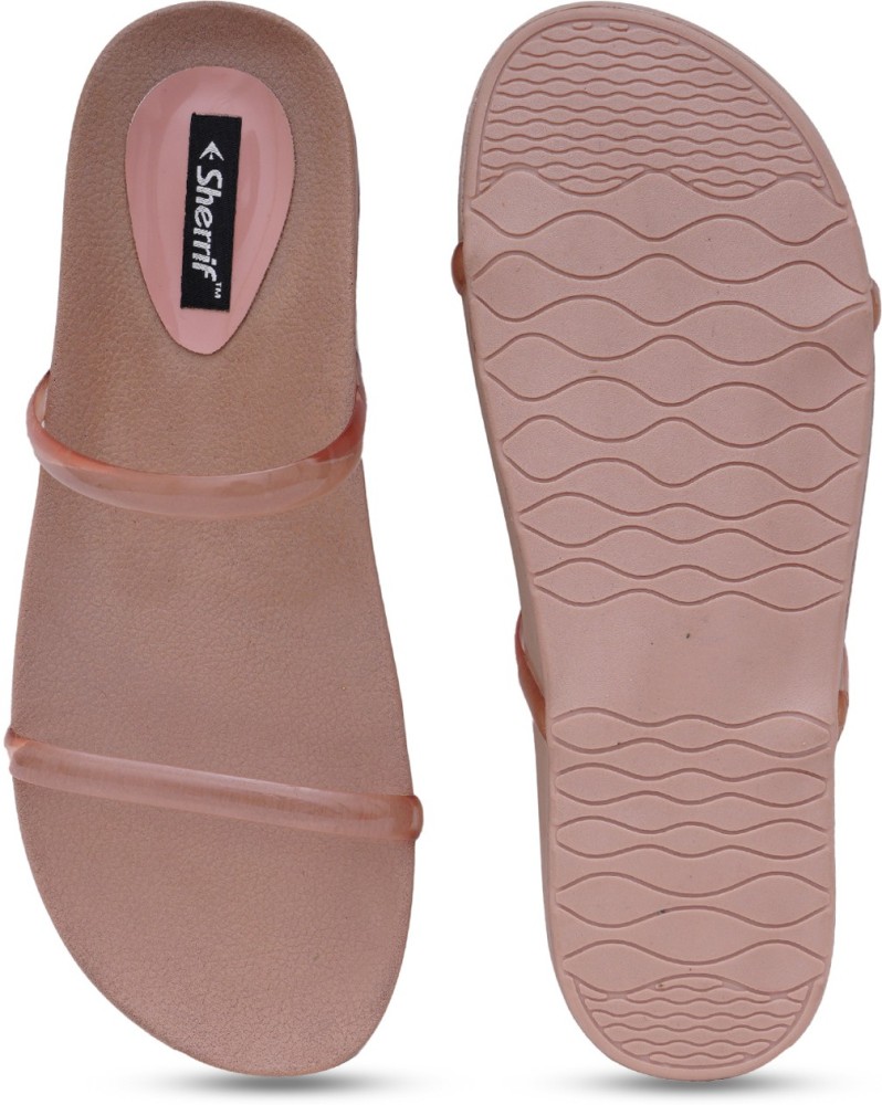 Nude color flip cheap flops