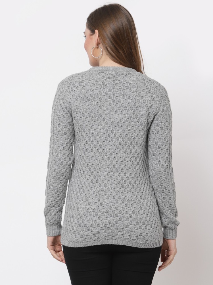 Light grey clearance women's sweater