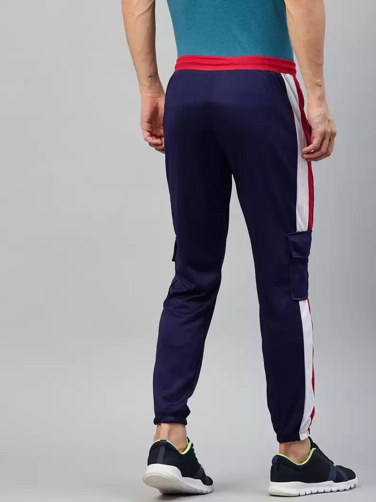 Navy blue and new arrivals red track pants