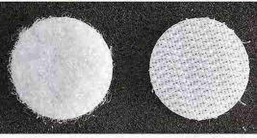 SEAHAVEN PACK -20 Non Slip Area Sticker Round Adhesive Velcro Strips  Anti-Skid for Stick-on Velcro