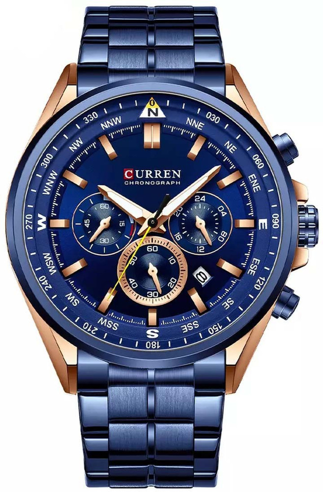 Curren blue steel watch best sale