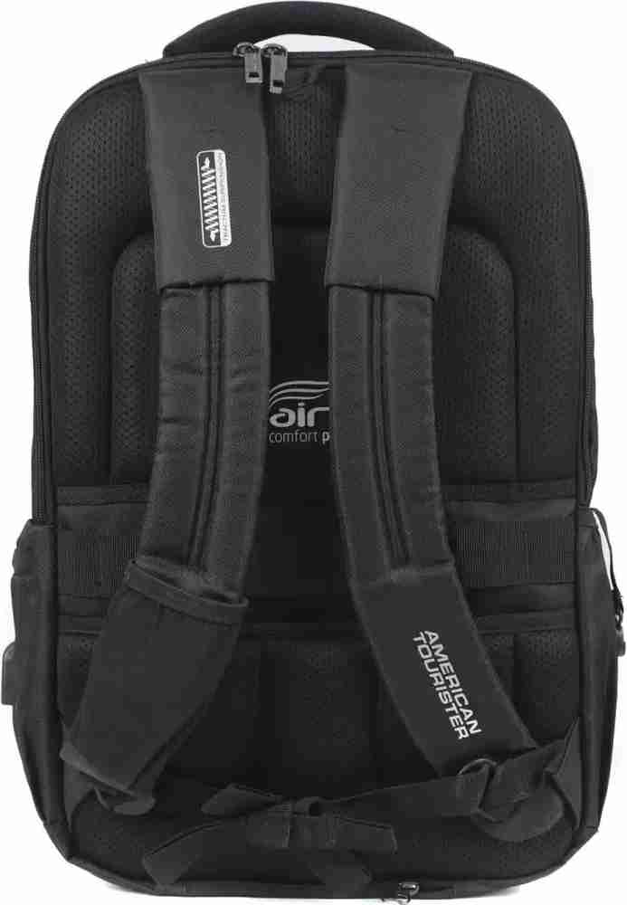AMERICAN TOURISTER Segno 02 Black Laptop Bag 37 L Laptop Backpack
