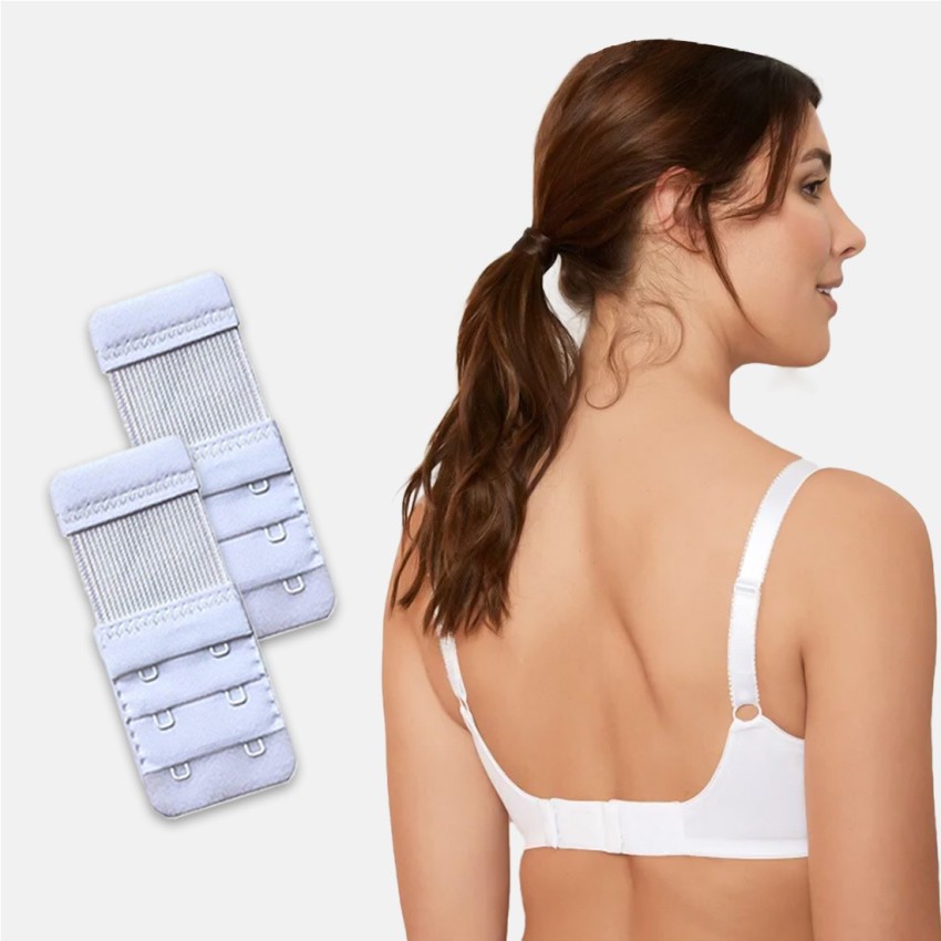 Pack of 6) Bra Hook Extender-6 Hook - 3 Eye (with Extra Elastic) Save Your  Bra