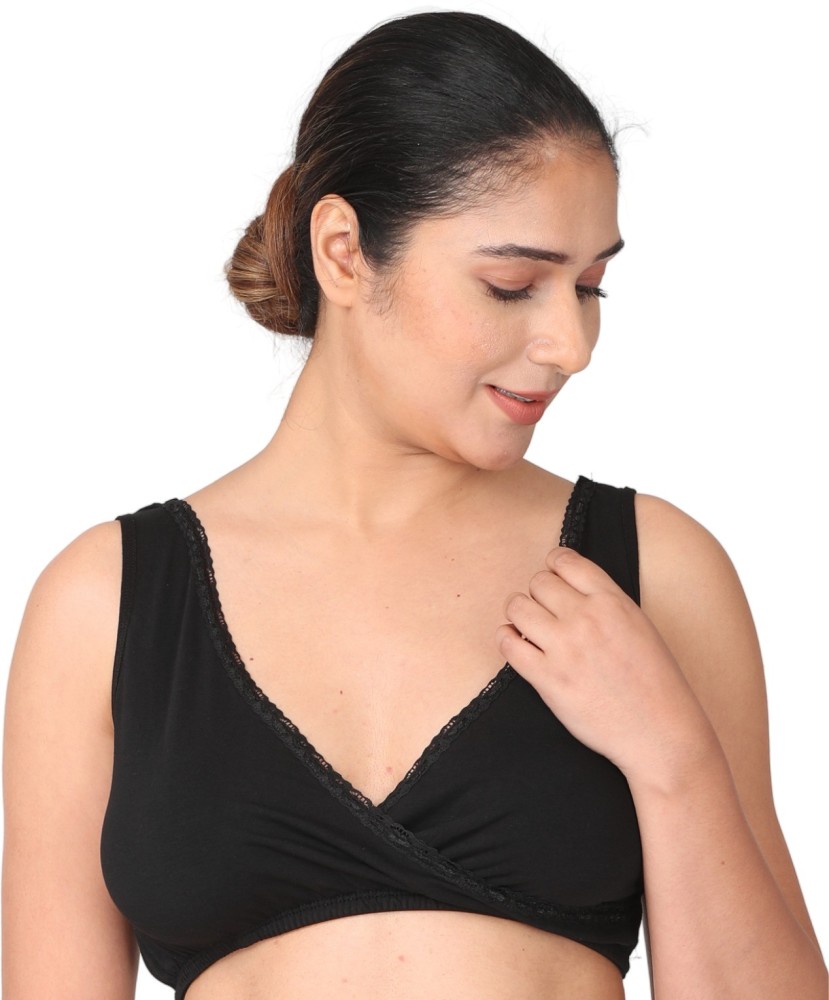 MORPH maternity Pull On Women Full Coverage Bra - Buy Black MORPH maternity  Pull On Women Full Coverage Bra Online at Best Prices in India