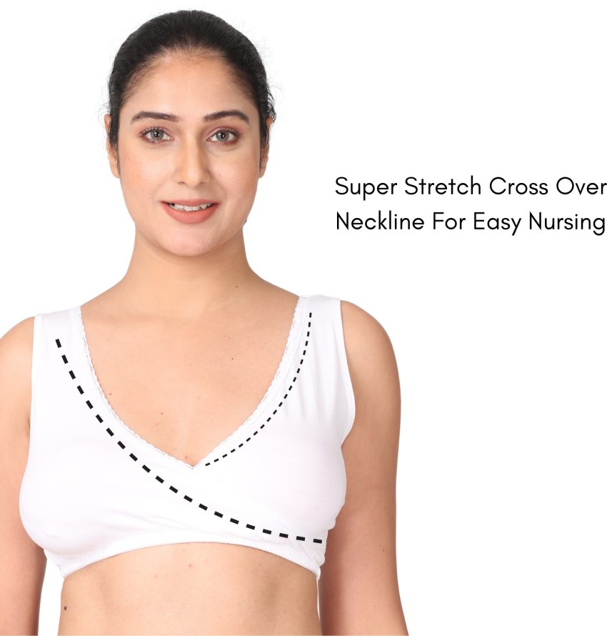 Morph Maternity Pack Of 2 Sleep Nursing Bras White Online in India, Buy at  Best Price from  - 3546436