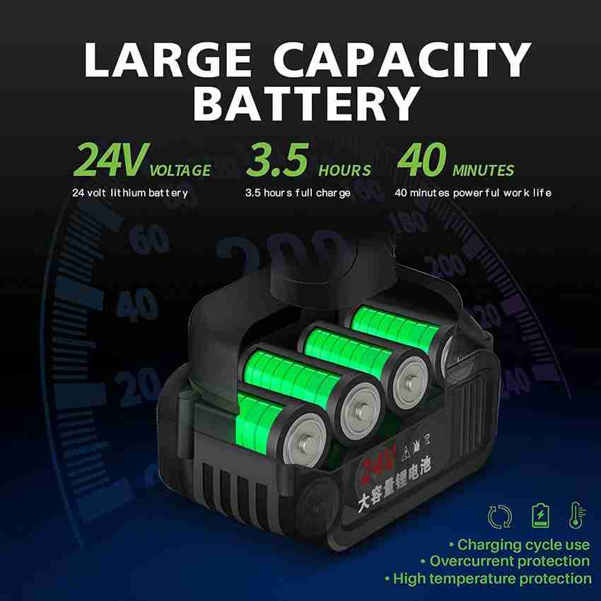 Portable cordless car battery charger sales