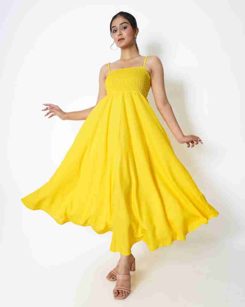 One piece outlet dress yellow