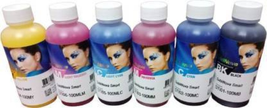 Inktec Sublinova Smart Dye Sublimation Ink Set 4 Colour (Set of 5 Inc. 2 x  BK) for EPSON